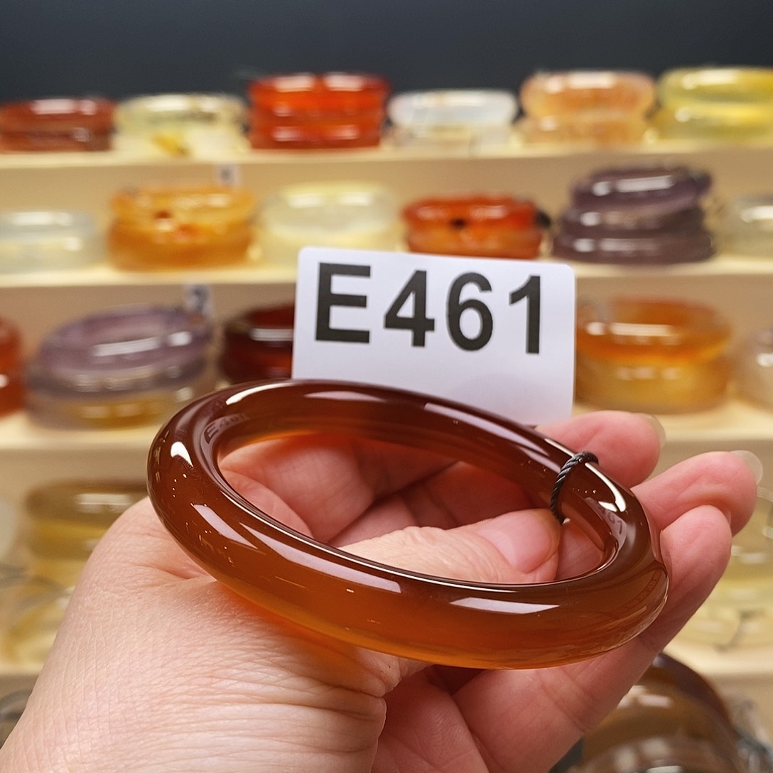 玛瑙/玉髓手镯未镶嵌金*