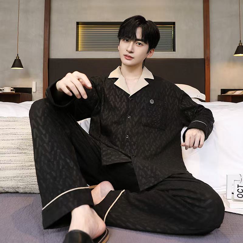 【秋冬新款】德绒男士秋冬保暖加厚加绒2025新款家居服套装可外穿
