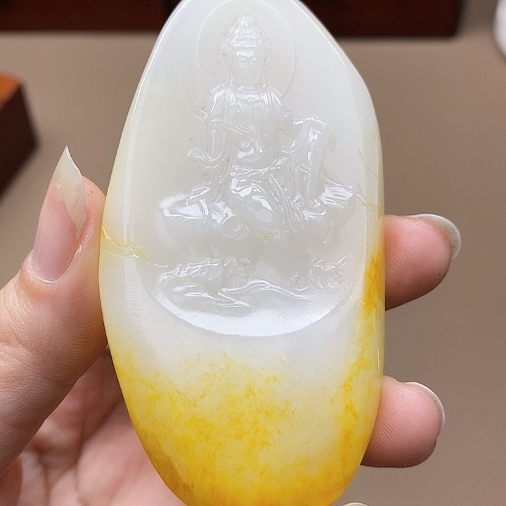 和田玉挂件未镶嵌F