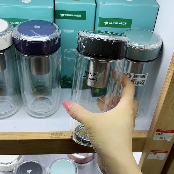 龍**坤万象品牌双层玻璃杯V270橄榄