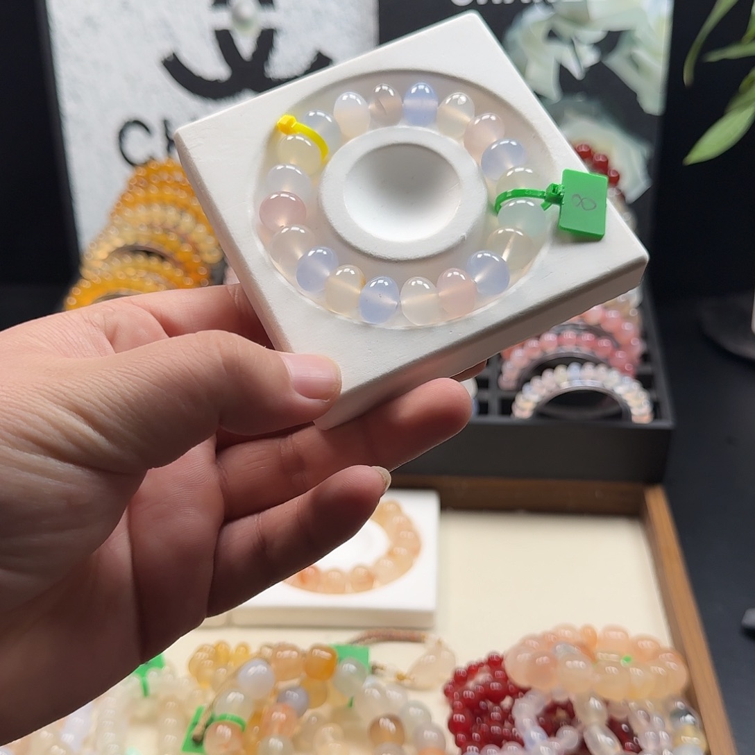 玛瑙/玉髓合金手链