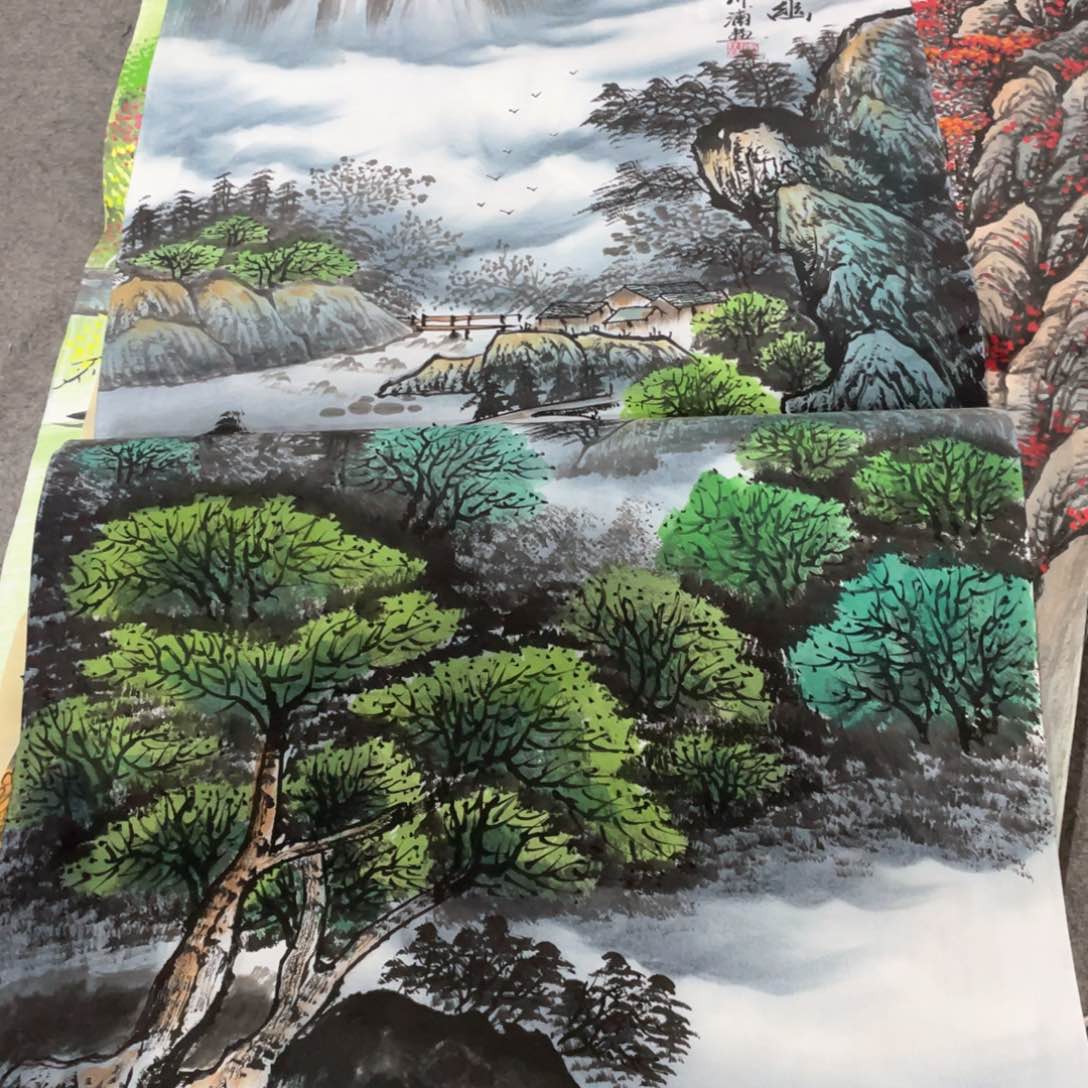 国画国画作品画画一个作品