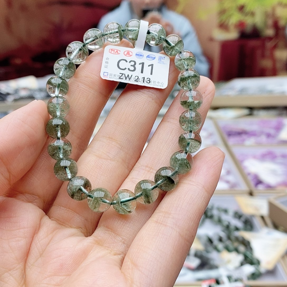 水晶手链未镶嵌C311绿幽灵