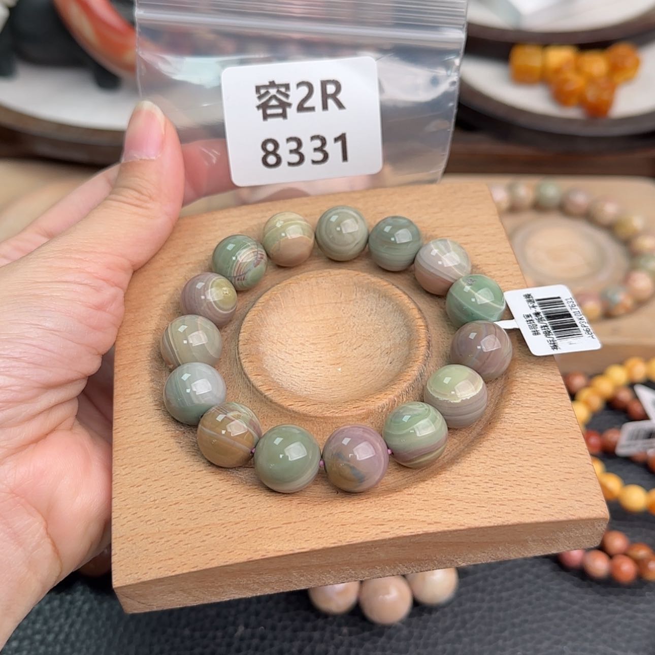 【闪购商品】未镶嵌手链石英质玉猫**花r8331