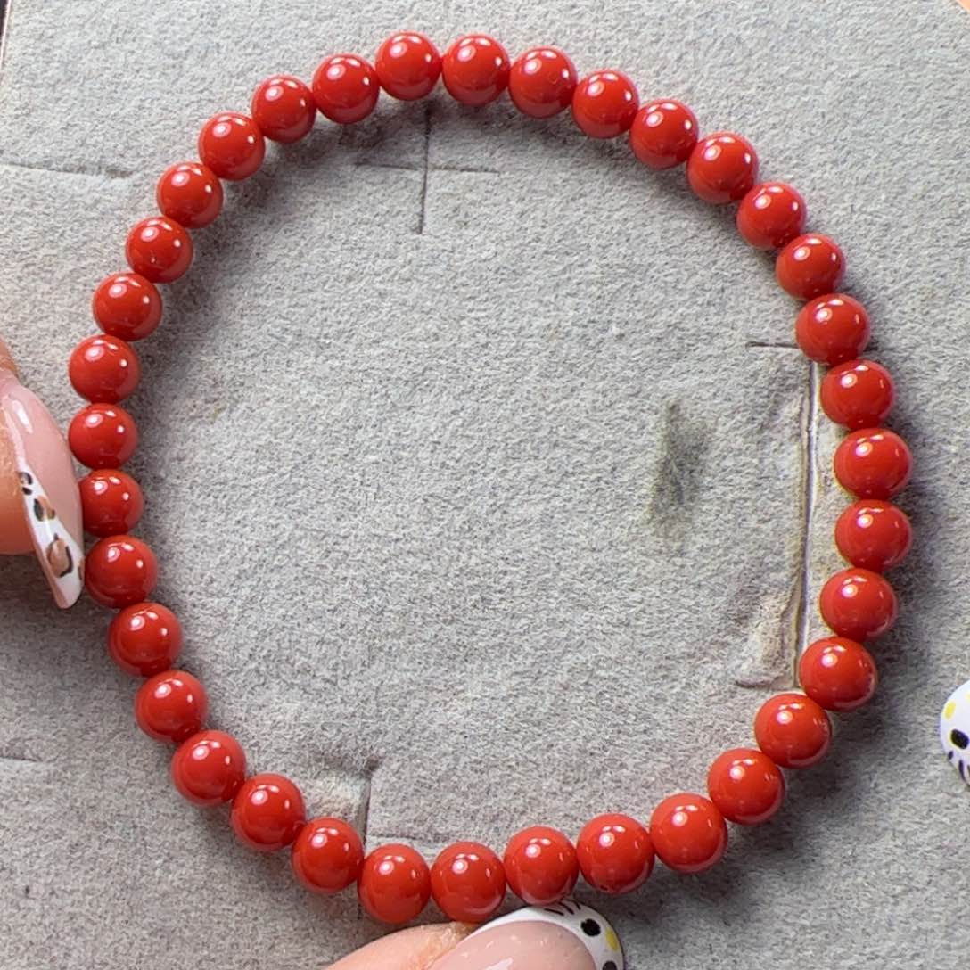 南红玛瑙5+单圈未镶嵌