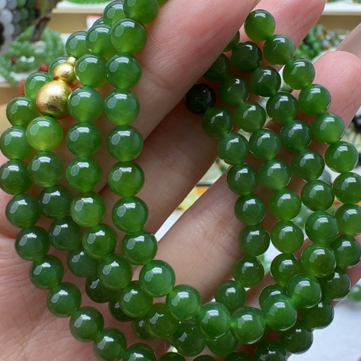 和田玉未镶嵌手链