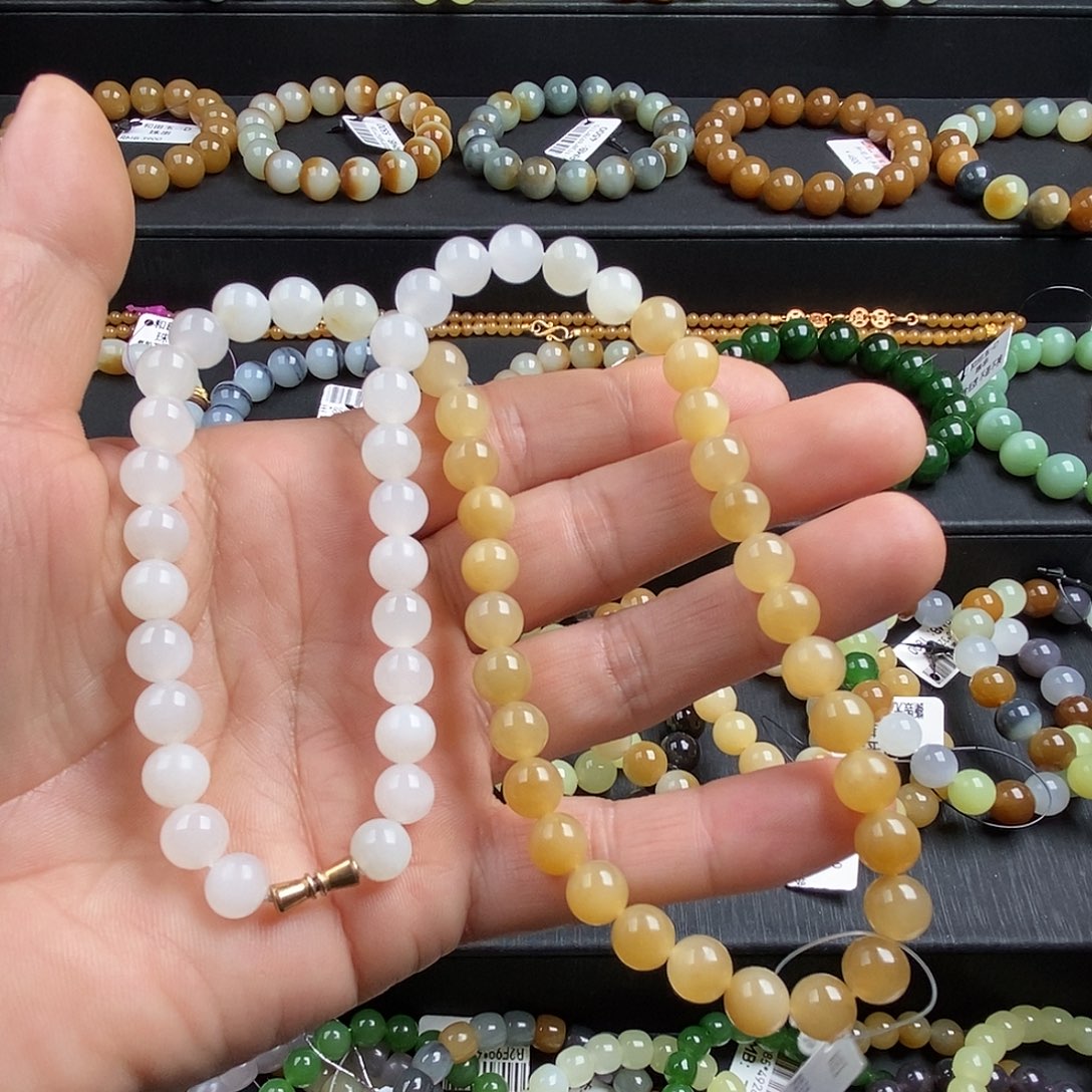 和田玉未镶嵌手链