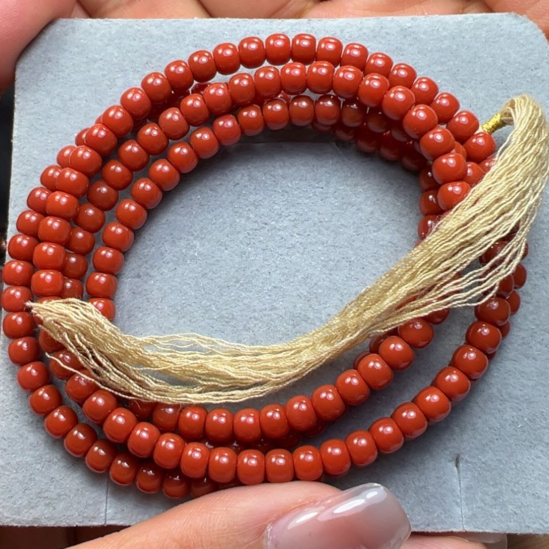 南红玛瑙未镶嵌手串