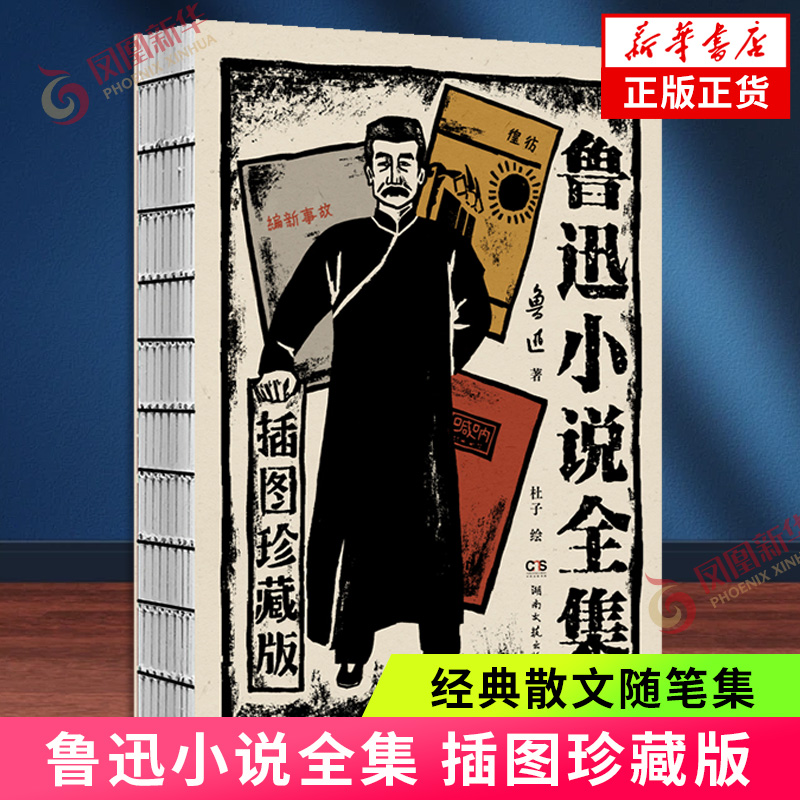 鲁迅小说全集 插图珍藏版 34篇小说39副插画 文学小说作品集