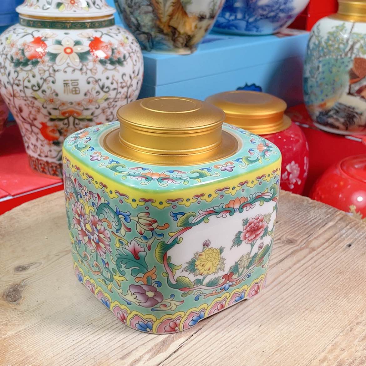 【闪购商品】罐陶瓷茶叶罐密封罐