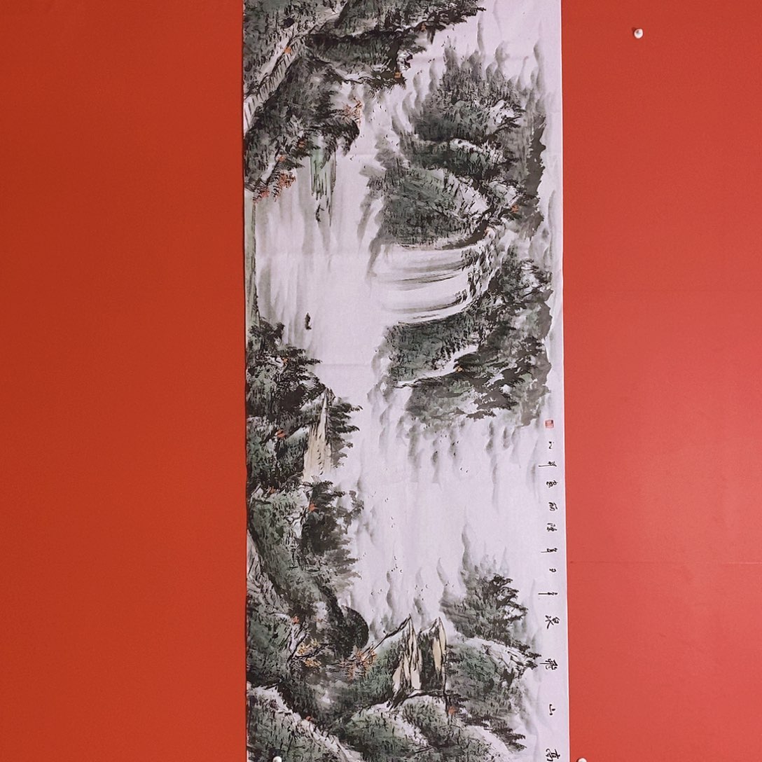 国画山水花鸟国画作品