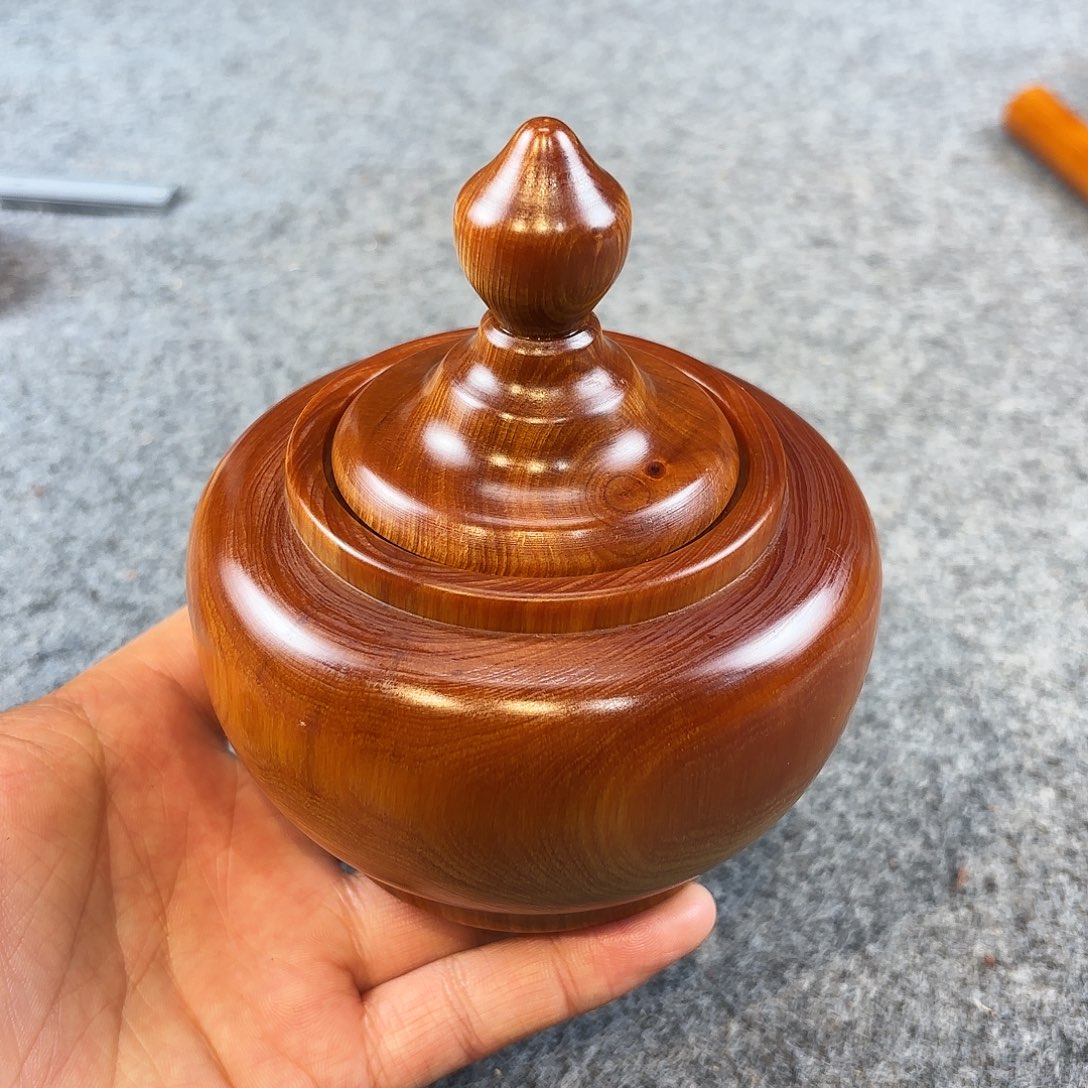 崖柏太行崖柏精品茶叶罐