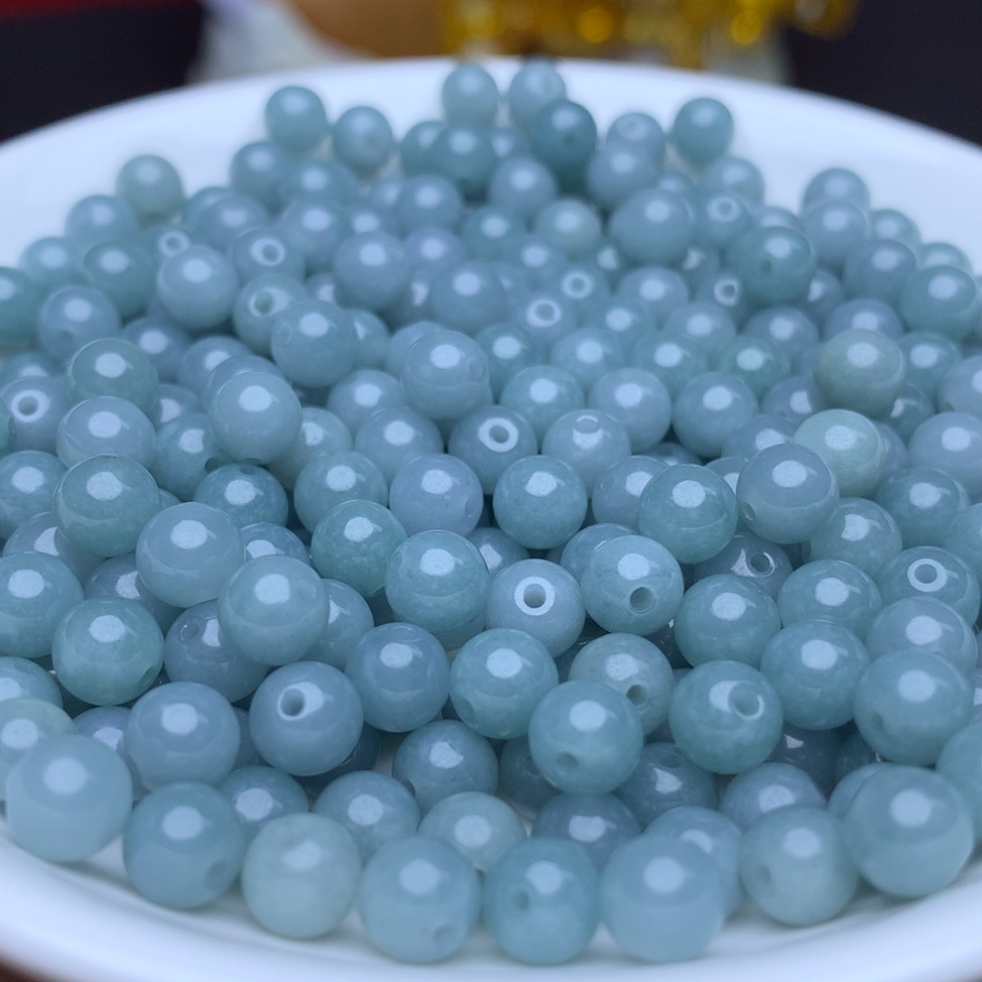 【闪购商品】翡翠手链未镶嵌卡6冰蓝水50个