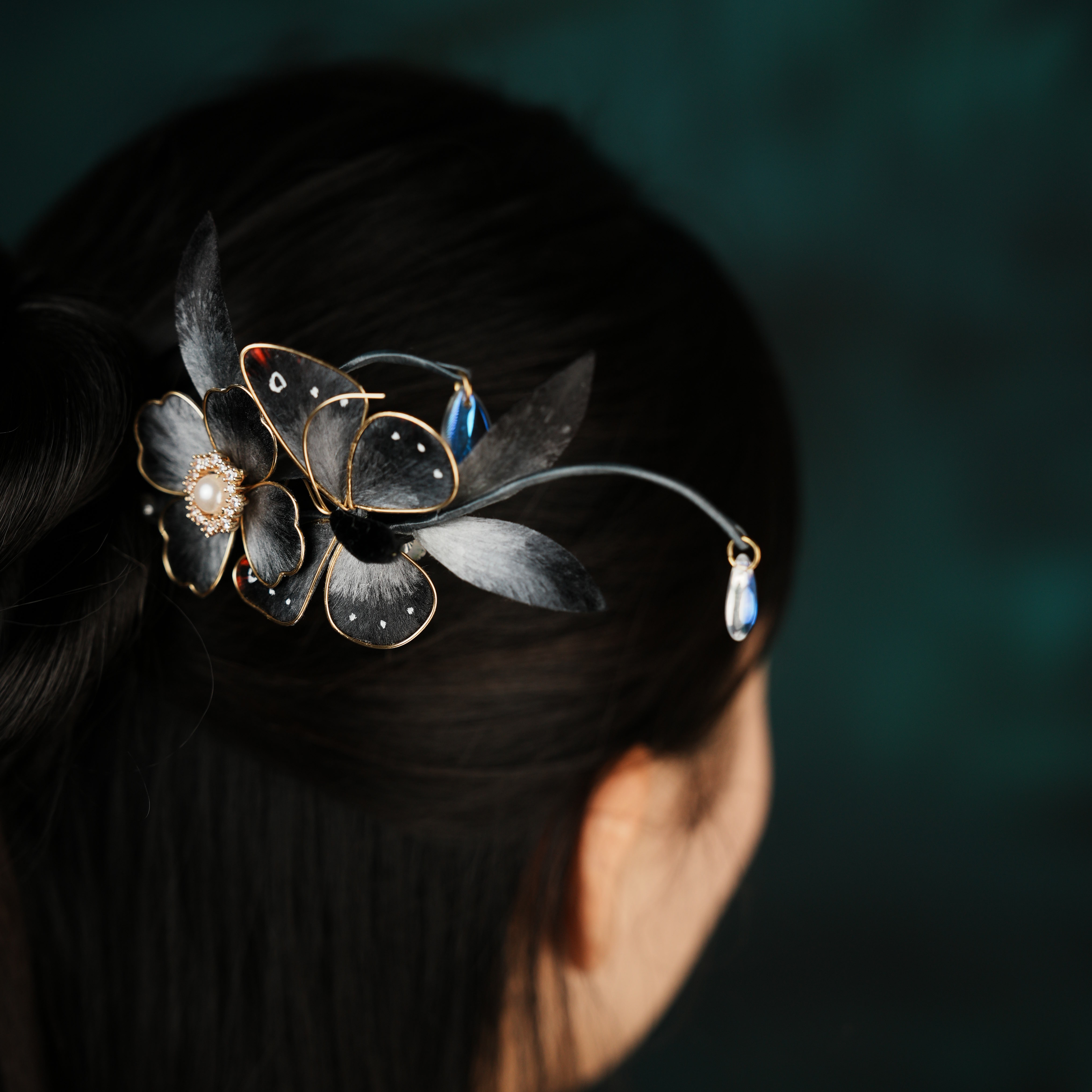 【绒予蝶】绒簪阁/非遗手工绒花发簪 国风搭配送礼 