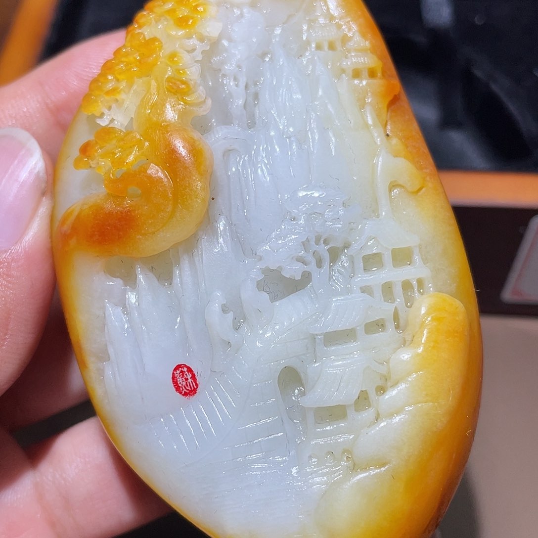 和田玉颈饰未镶嵌Y