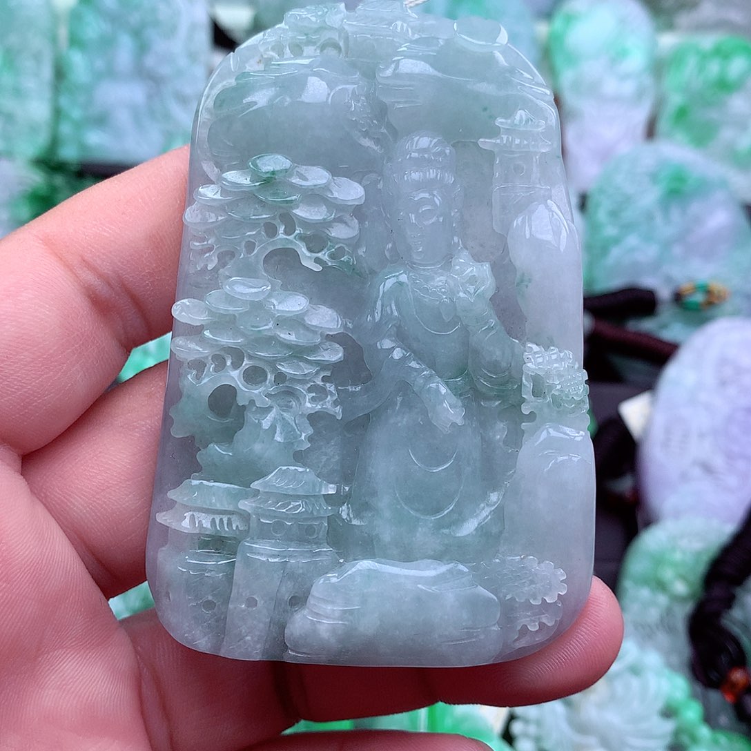 翡翠吊坠(不含链)未镶嵌