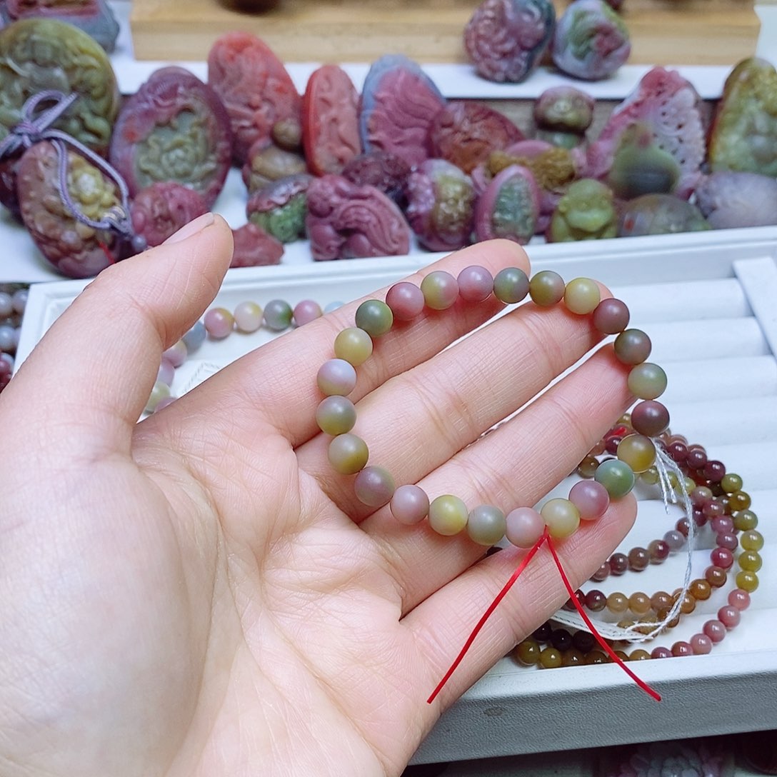 玛瑙/玉髓盐源玛瑙手链未镶嵌