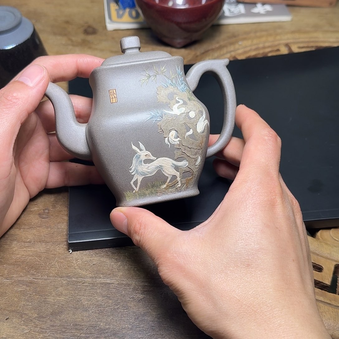 魔***使茶盏程康方器001九尾壶