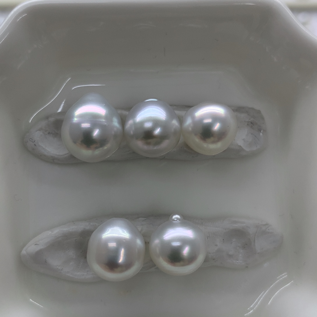 未镶嵌海水珍珠裸珠10-11mm梅