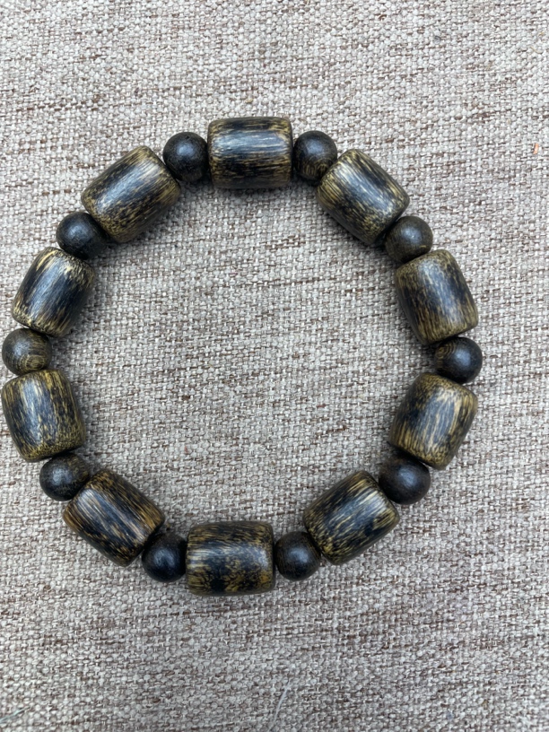 沉香木串文玩老料 手串 555号