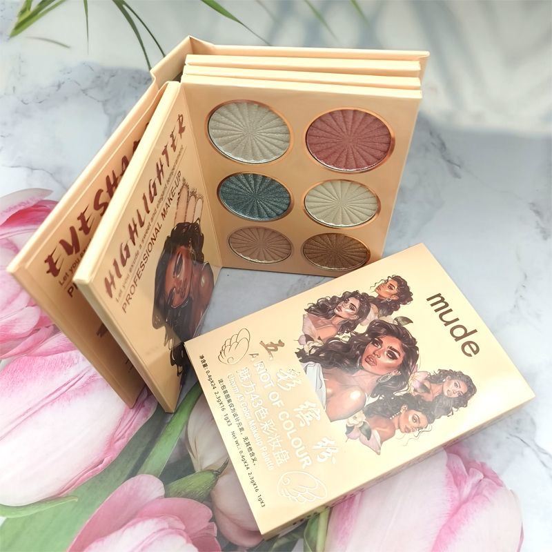 五彩缤纷4层43色书本彩妆盘一体组合眼影keqek ketap yanying 