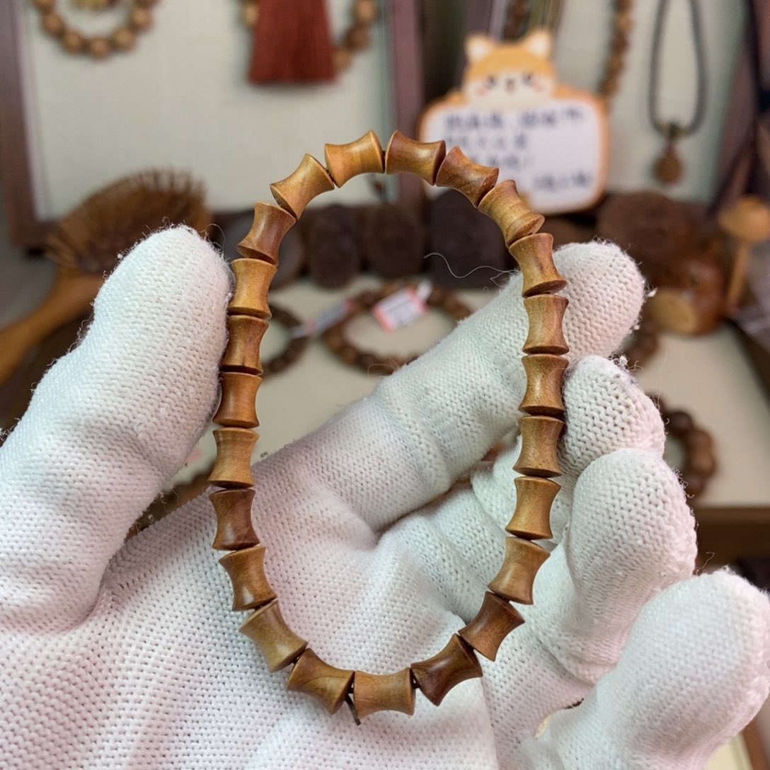 檀香木其他印度迈索尔老山檀福利款竹节6*8