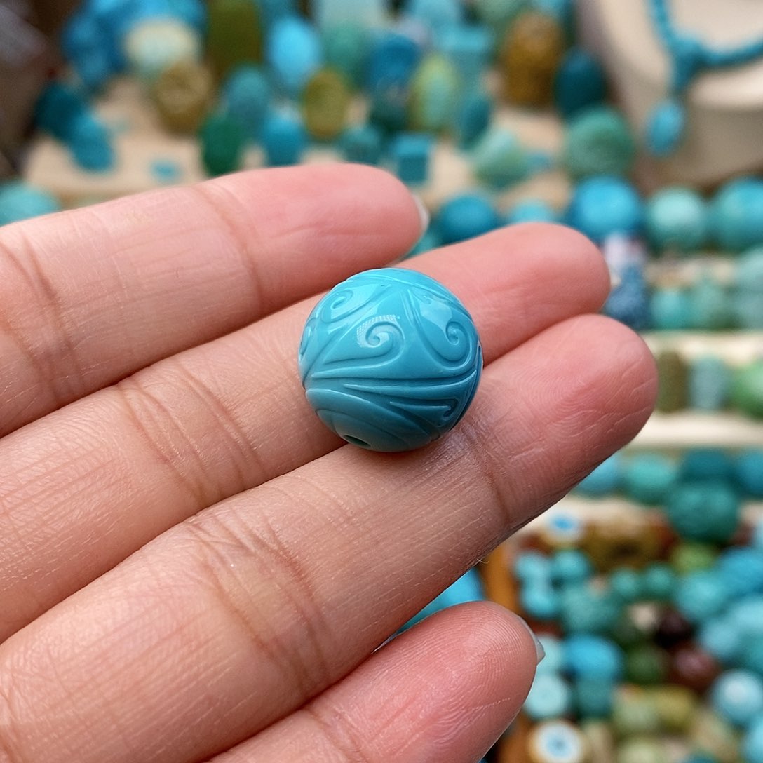 绿松石珠宝奇石未镶嵌