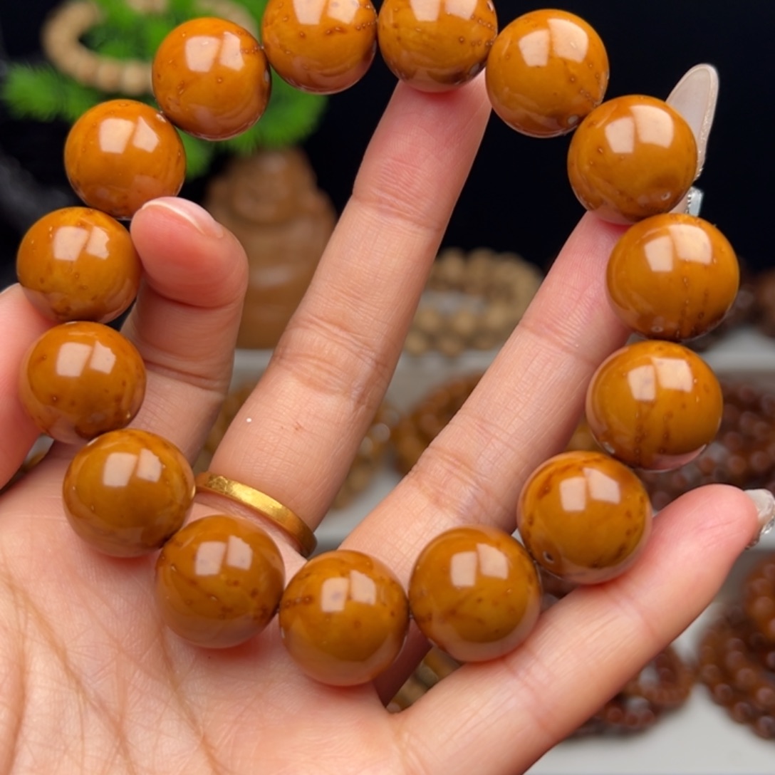 手串紫金鼠卡16半实心光珠