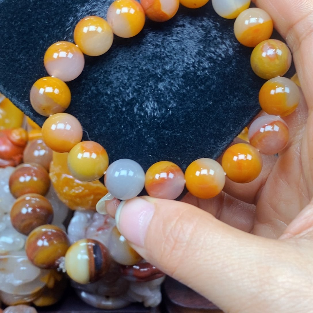 未镶嵌石英质玉（黄龙玉）吊坠(不含链)