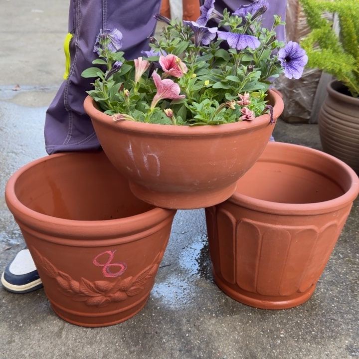 花盆紫砂口30高25高16宜兴紫砂 