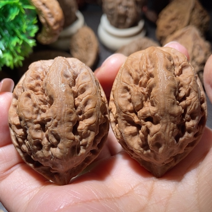 把件文玩核桃东北楸子小雪110