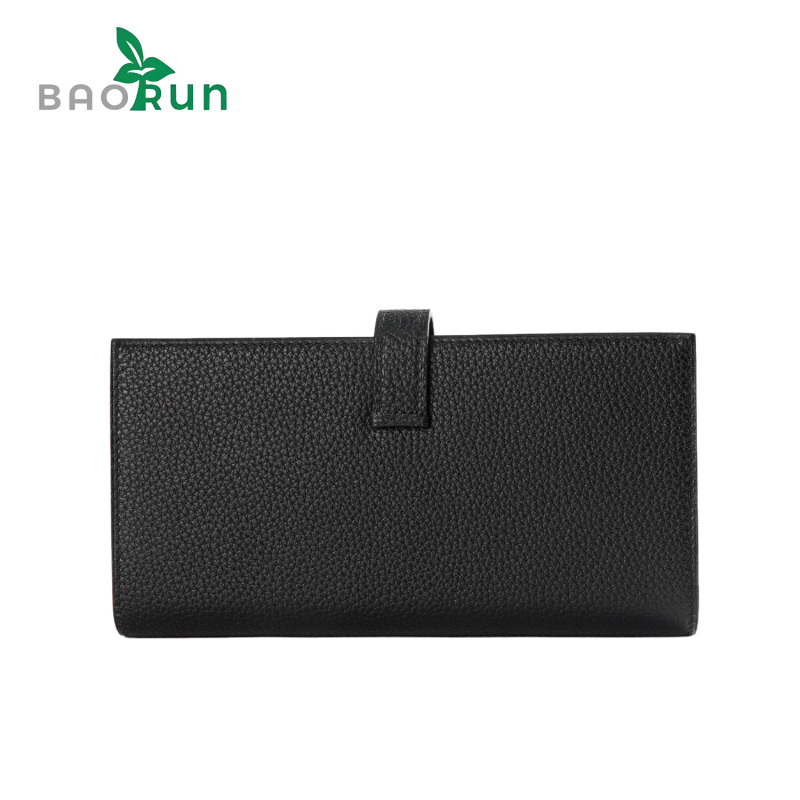 破【H长款钱包】女士纯色长款牛皮手包