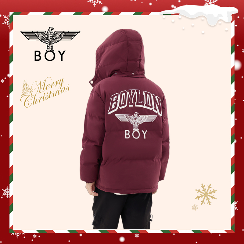 BOY LONDON中性款时尚潮流百搭通勤短款羽绒服N28034