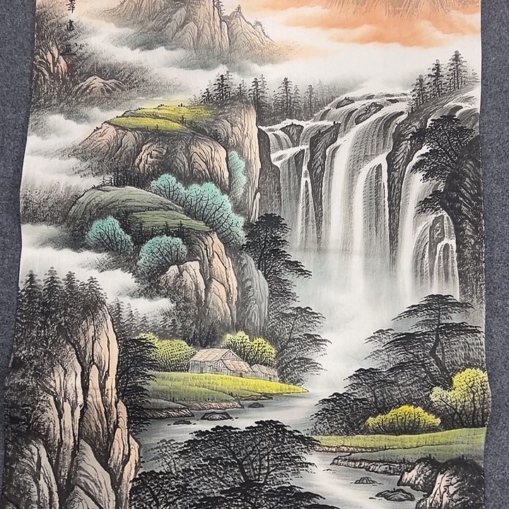 国画我们一起加油努力