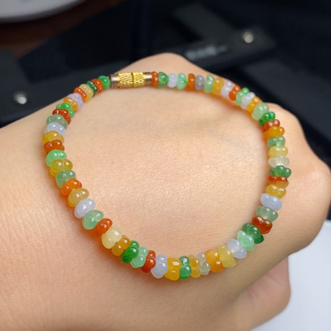 翡翠未镶嵌手串多宝