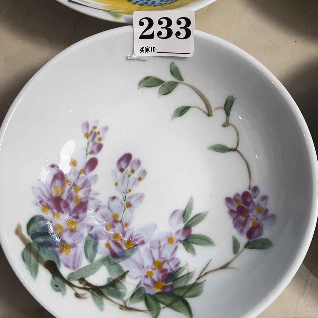瓷片景德镇陶瓷手工手绘制作