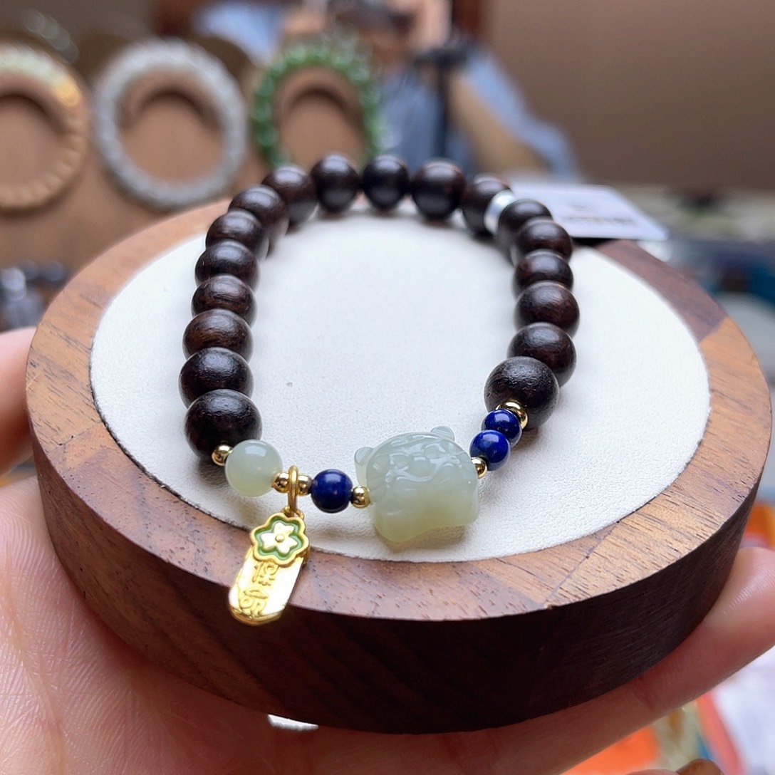 和田玉未镶嵌手串A1