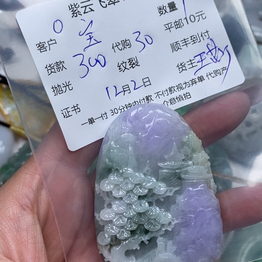 宝***玥翡翠未镶嵌颈饰翡翠