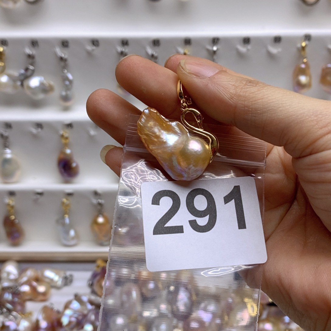 淡水珍珠颈饰银S925镶嵌291