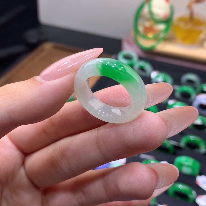 【闪购商品】未镶嵌戒指翡翠14-15