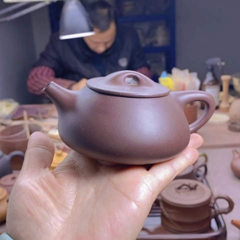 茶壶紫砂石瓢180cc