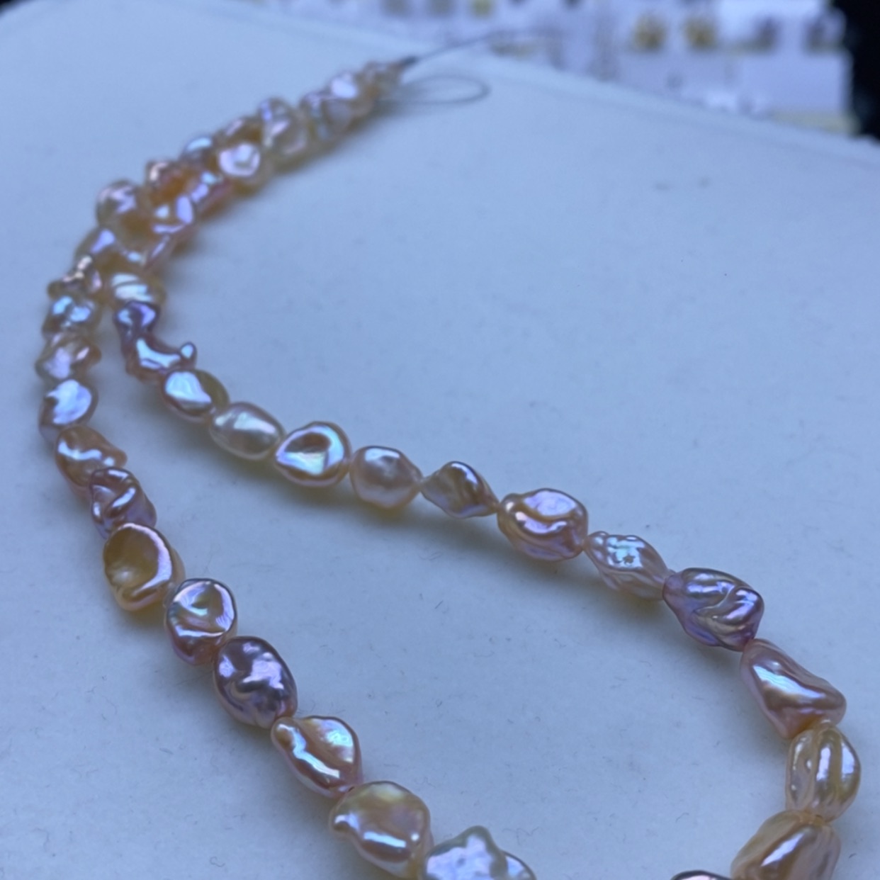 【闪购商品】淡水珍珠银S925镶嵌颈饰