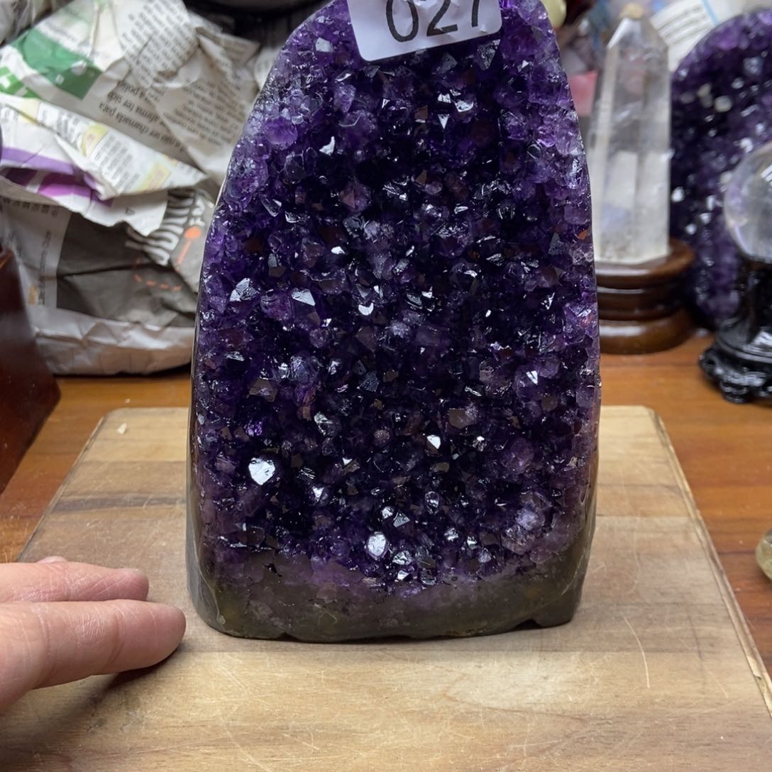 紫晶天然水晶摆件未镶嵌