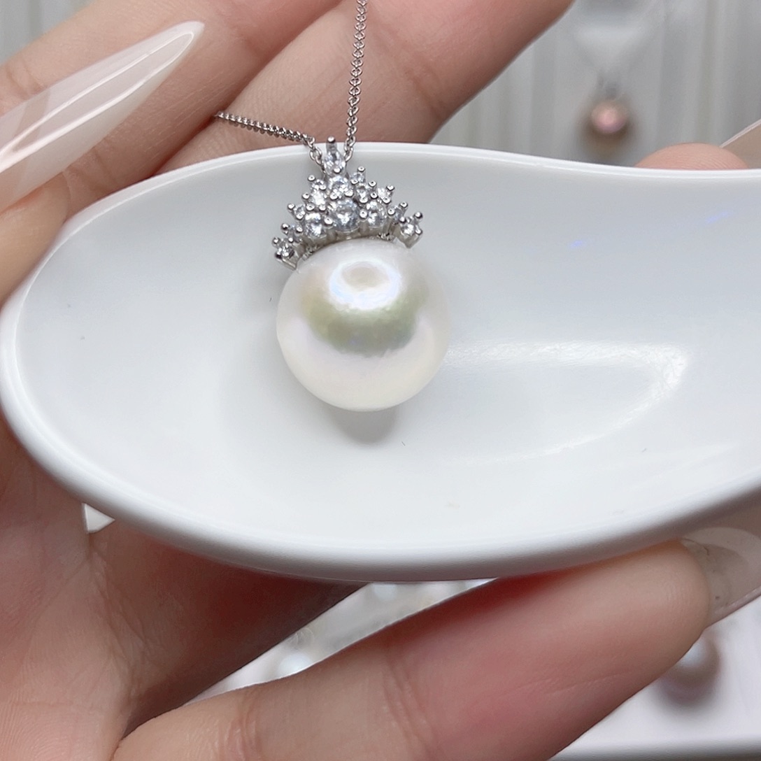 淡水珍珠未镶嵌吊坠(赠链)