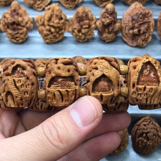 桃核手串桃核材质