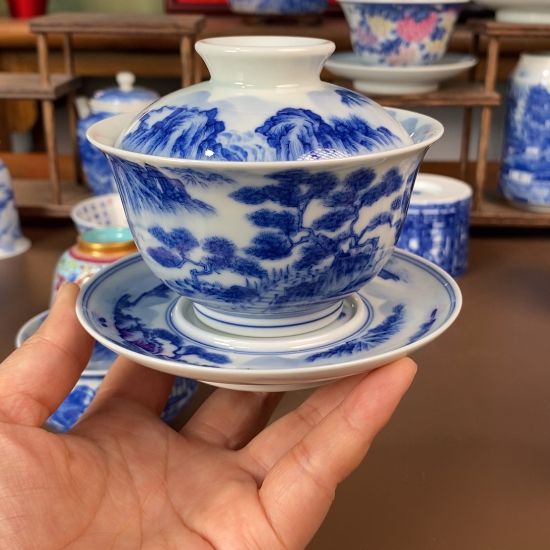 景德镇陶瓷手工手绘