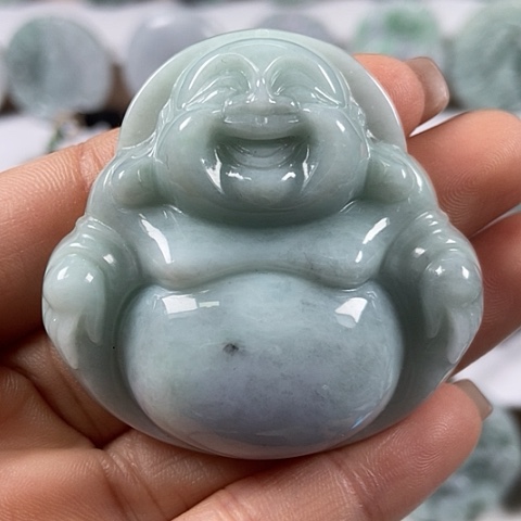 翡翠颈饰未镶嵌大佛福利