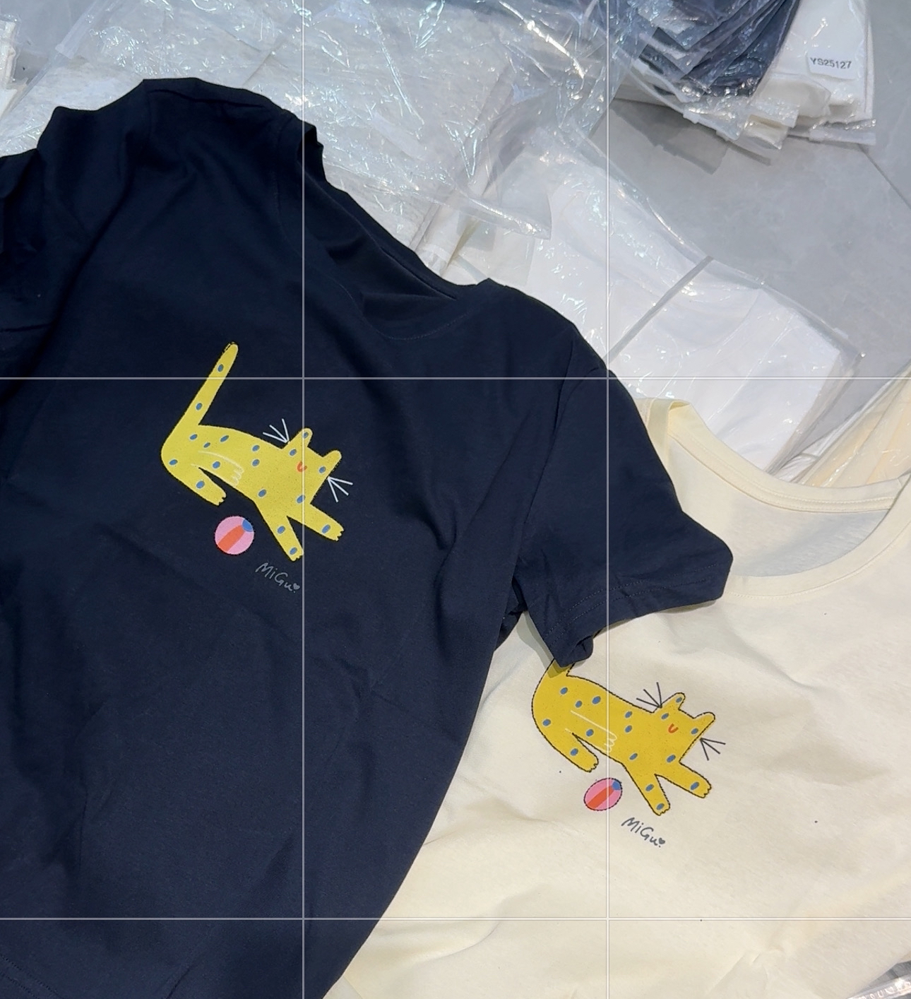 小娜家休闲猫咪短袖