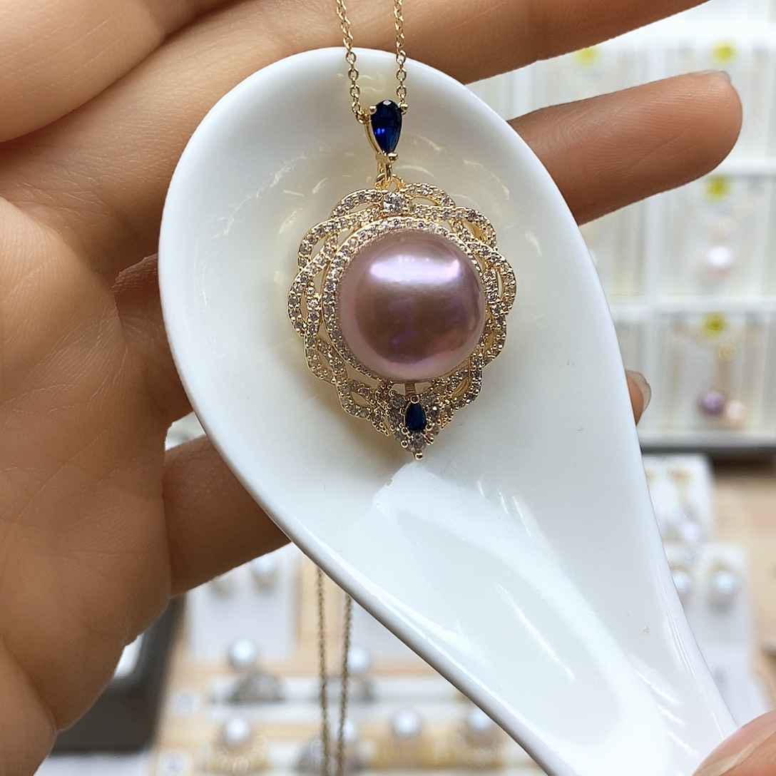 淡水珍珠颈饰合金