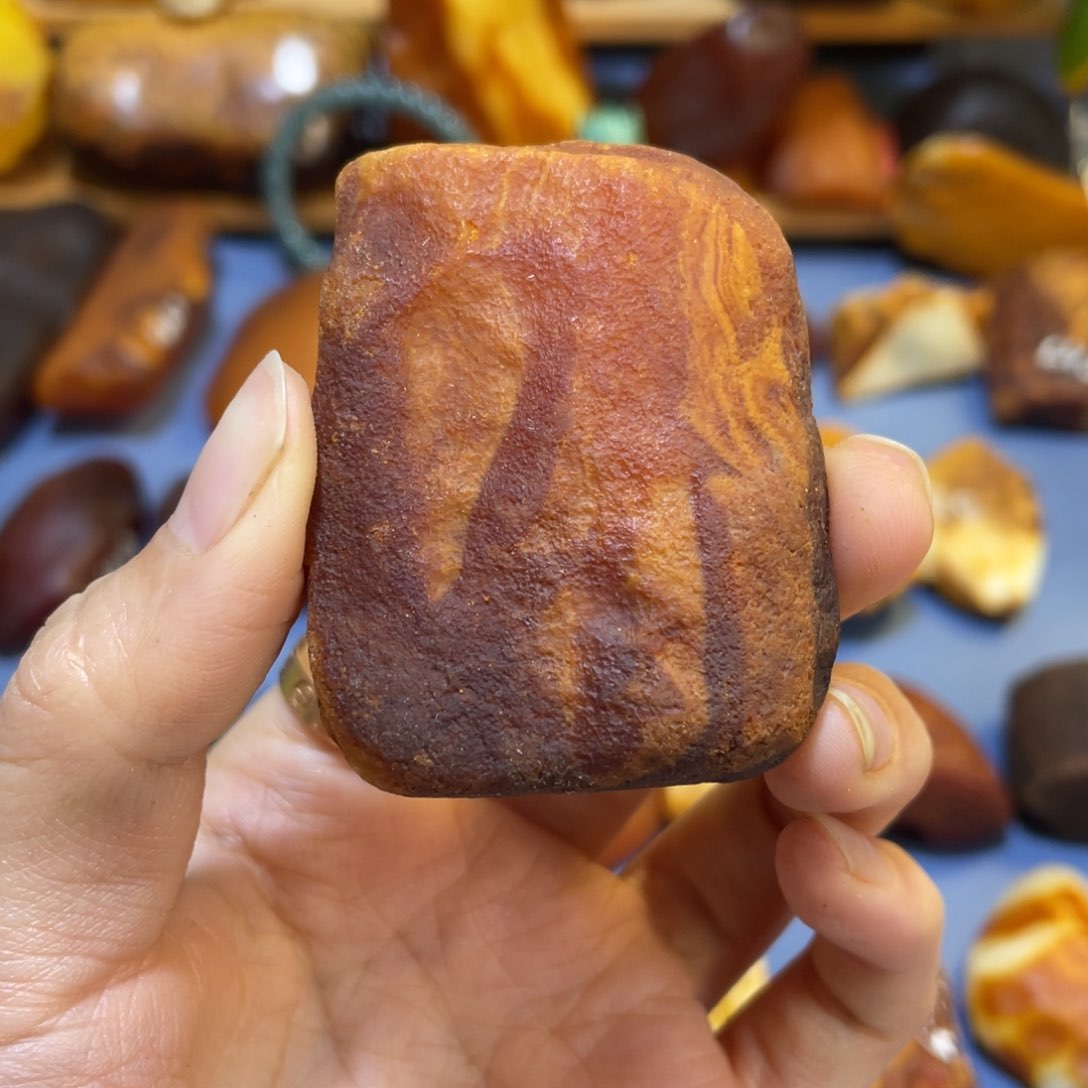 定制琥珀未镶嵌㊙️****原石